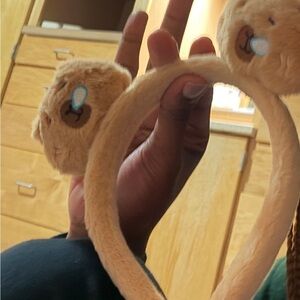 Brown Bear Ears Headband for Pets